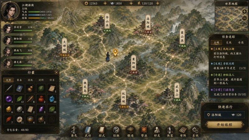 金庸群侠传5爱与死仙狐MOD六周年 探索场景 预览图 3