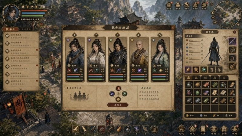 金庸群侠传5爱与死仙狐MOD六周年 实机画面 玩法截图 6